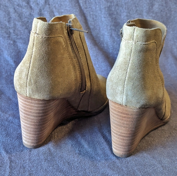 Lucky Brand Leather Suede ankle booties - Picture 5 of 7